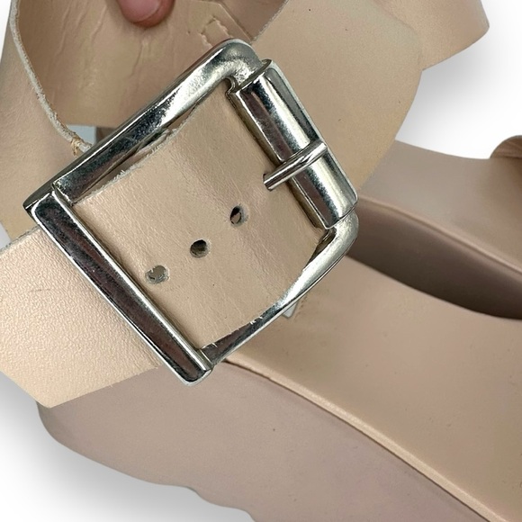 Steve Madden Lake Wedge Sandal Leather Lugged Shoe Women's Size 41 (9.5) - Picture 6 of 10